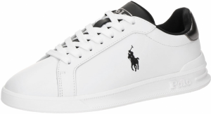 Polo Ralph Lauren Nízke tenisky 'HRT CRT II'  čierna / biela