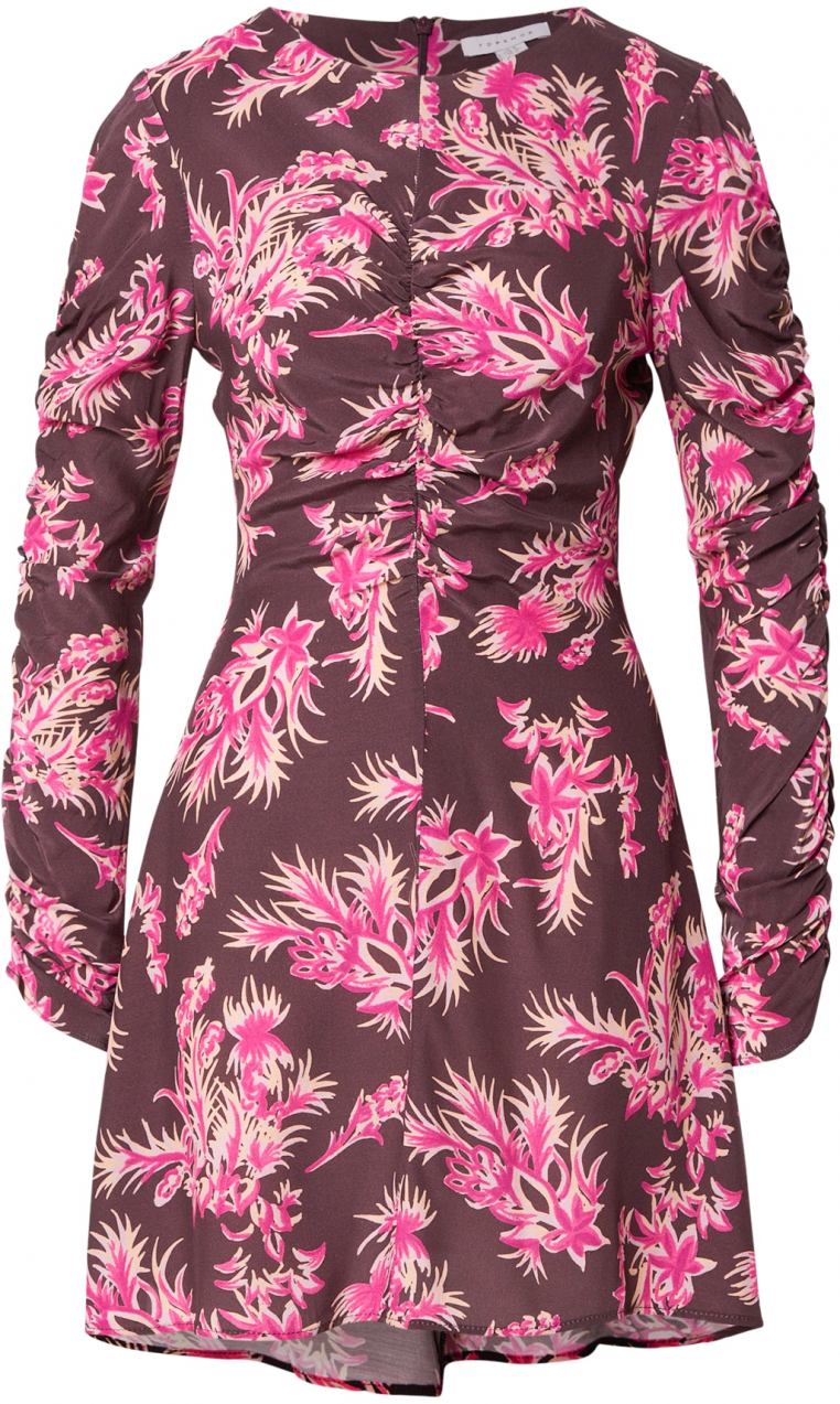 TOPSHOP Šaty  béžová / cyklaménová / ružová / svetloružová