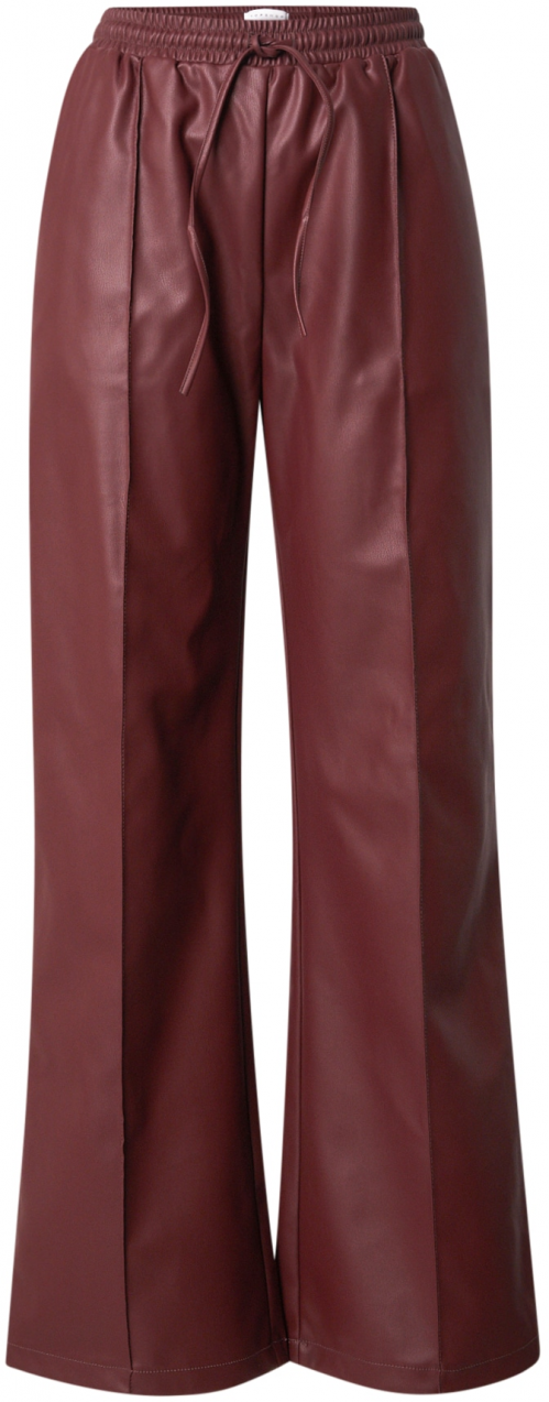 TOPSHOP Nohavice s pukmi  burgundská