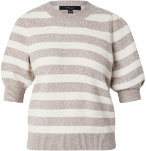 VERO MODA Sveter 'VMDoffy'  tmavošedá / biela