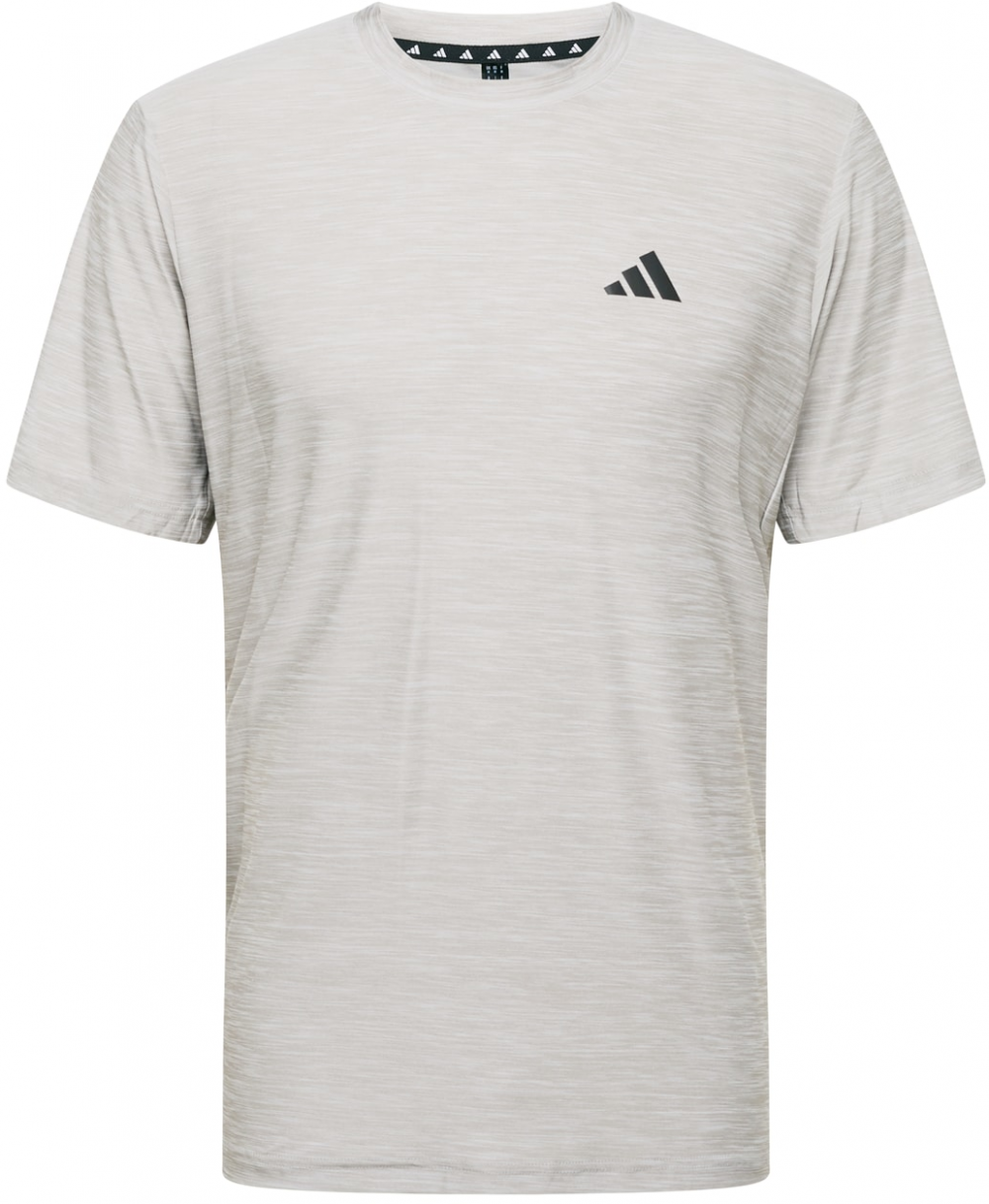 ADIDAS PERFORMANCE Funkčné tričko 'Train Essentials'  sivá melírovaná / čierna