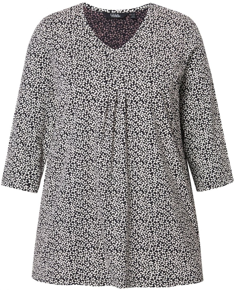 Ulla Popken Tričko  čierna / biela