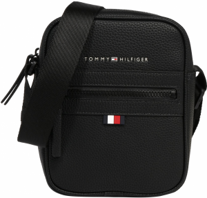 TOMMY HILFIGER Taška cez rameno 'Essential'  červená / čierna / biela
