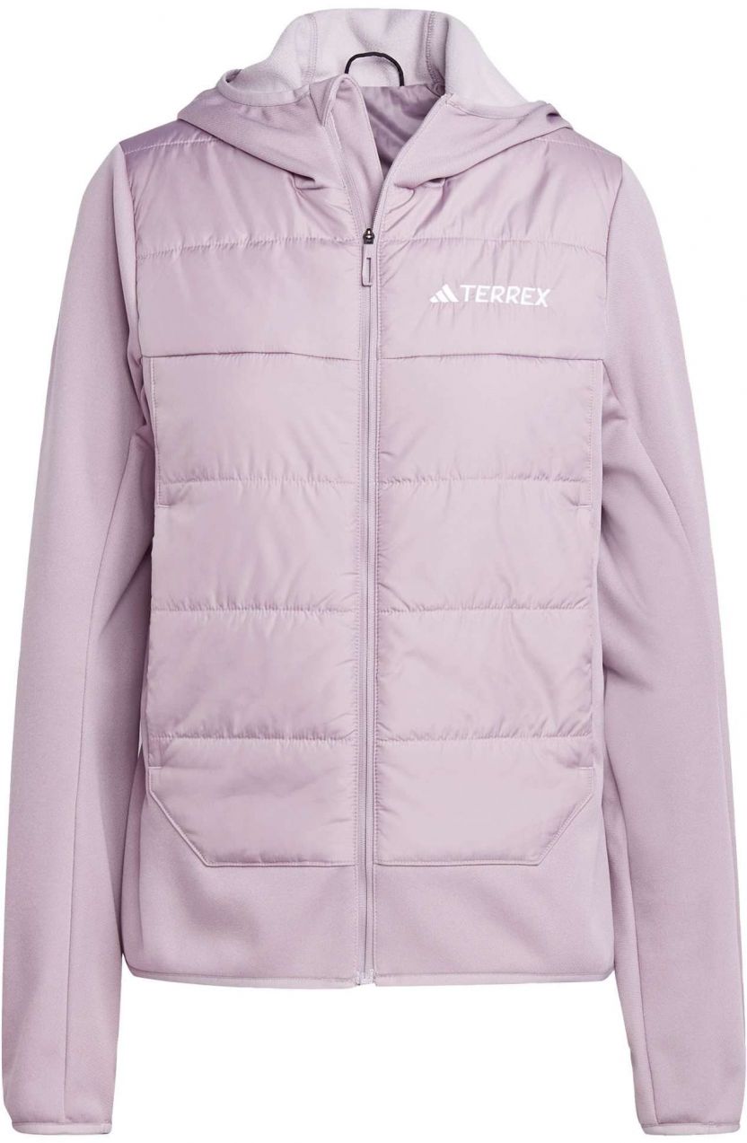 ADIDAS TERREX Funkčná flisová bunda  orgovánová / biela
