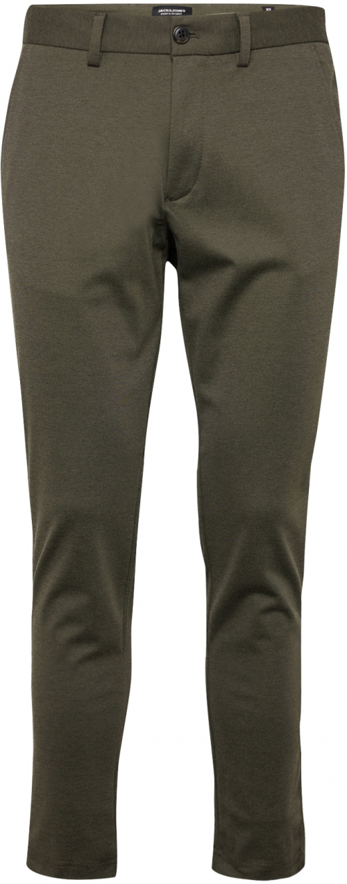 JACK & JONES Chino nohavice 'MARCO '  olivová