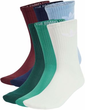 ADIDAS ORIGINALS Ponožky 'Trefoil'  svetlomodrá / tmavomodrá / zelená / smaragdová / bordová / biela