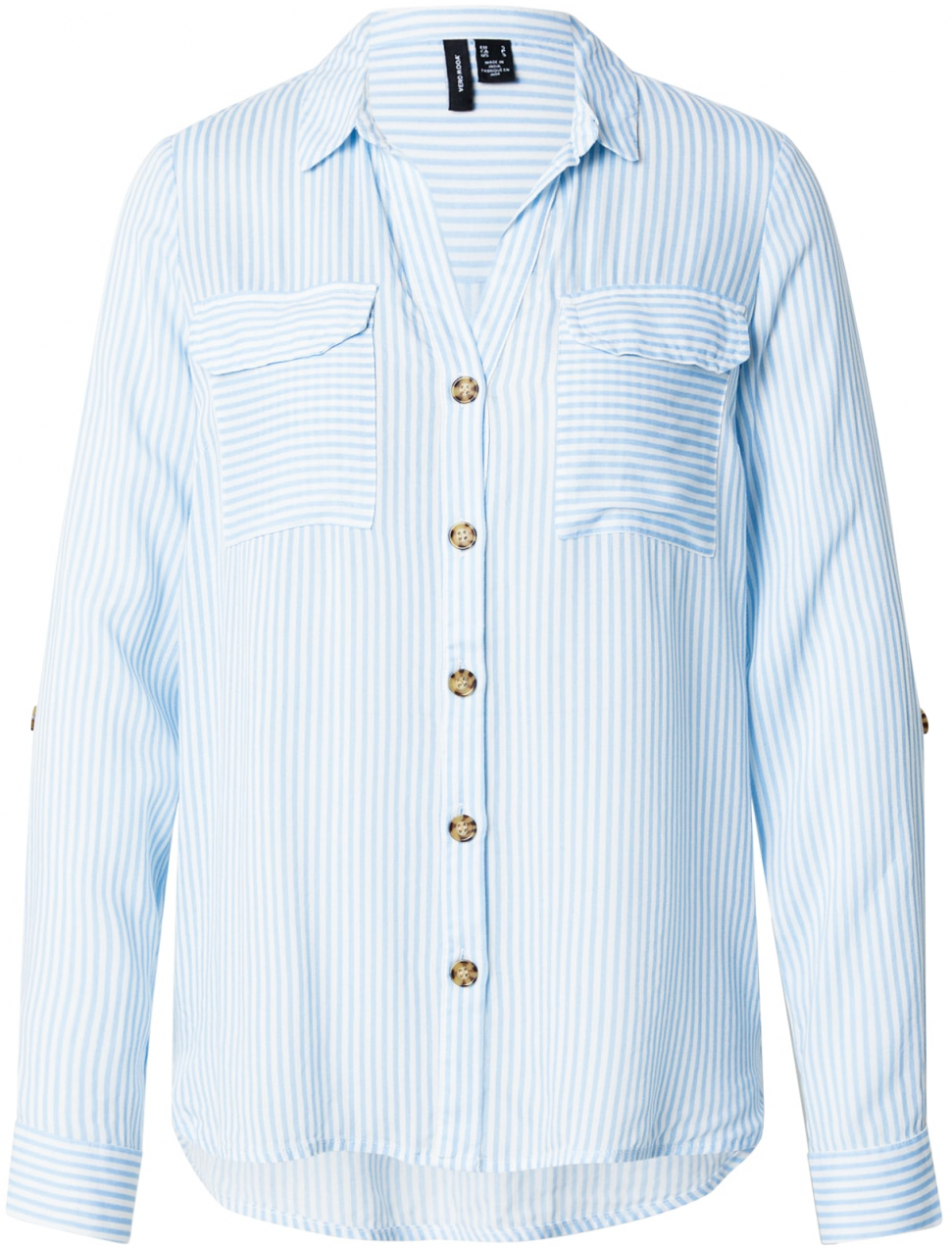 VERO MODA Blúzka 'VMBUMPY'  svetlomodrá / biela