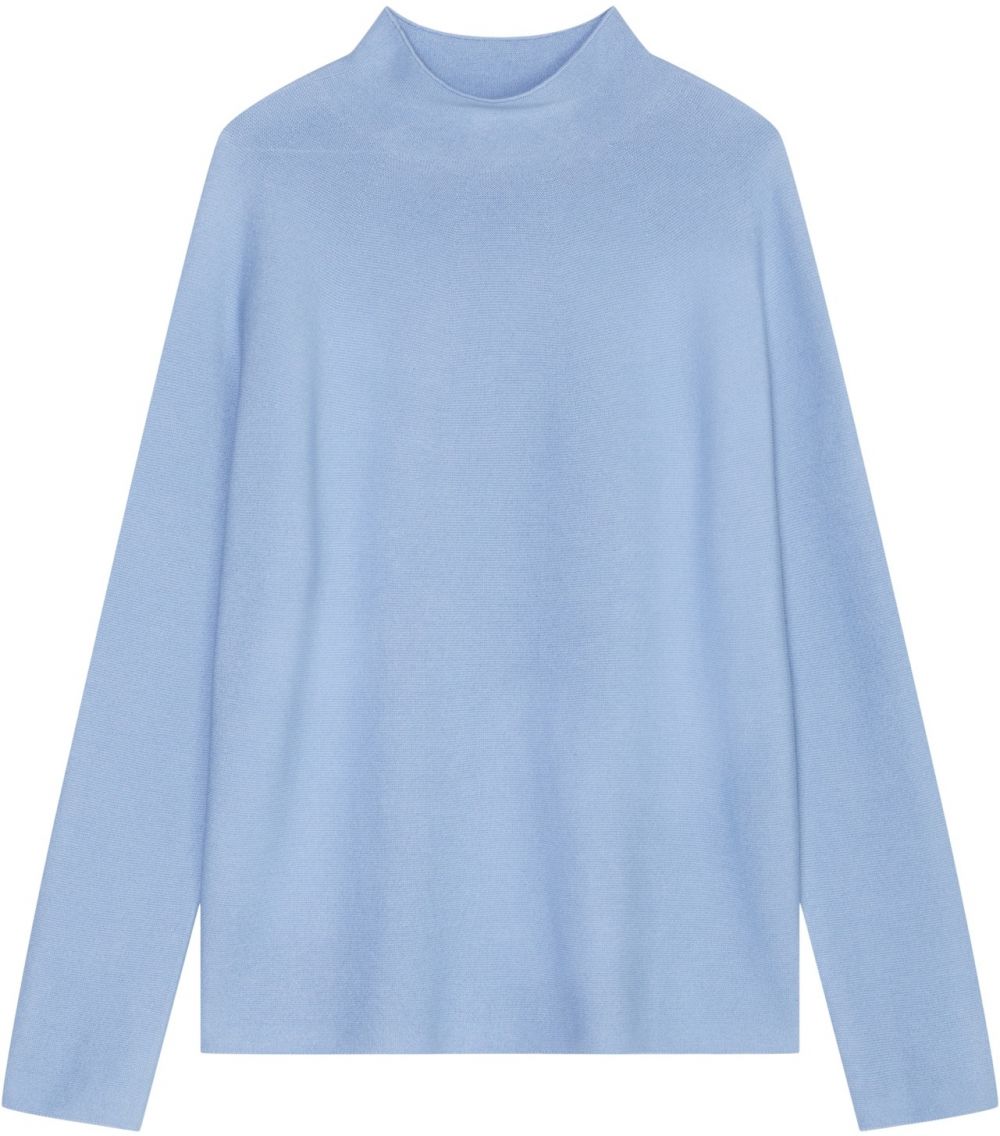 Marc O'Polo Oversize sveter  svetlomodrá