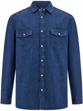 Boggi Milano Košeľa  modrá denim