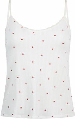 Hunkemöller Tričká na spanie  červená / biela