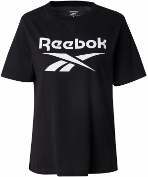 Reebok Funkčné tričko 'IDENTITY'  čierna / biela