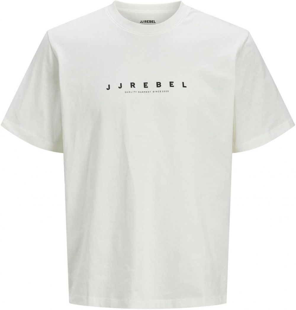 JJ Rebel Tričko 'JREBROCKY'  čierna / biela