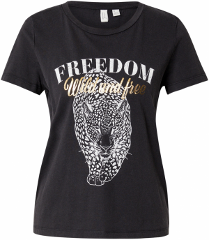 VERO MODA Tričko 'VMVASTA'  zlatá / čierna / biela