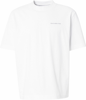 Abercrombie & Fitch Tričko  čierna / biela