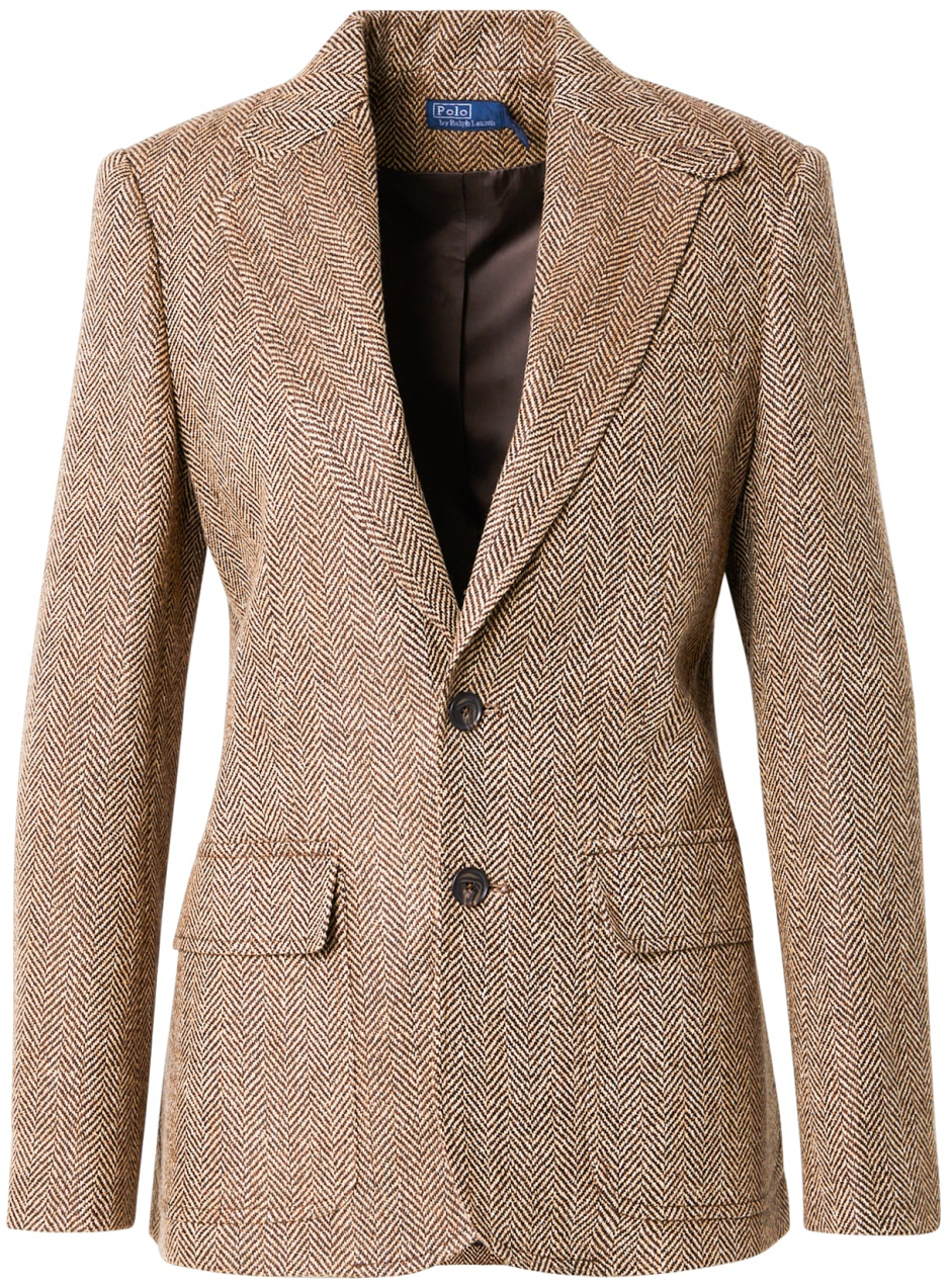 Polo Ralph Lauren Blejzer 'HERTIAGE'  nebielená / tmavohnedá