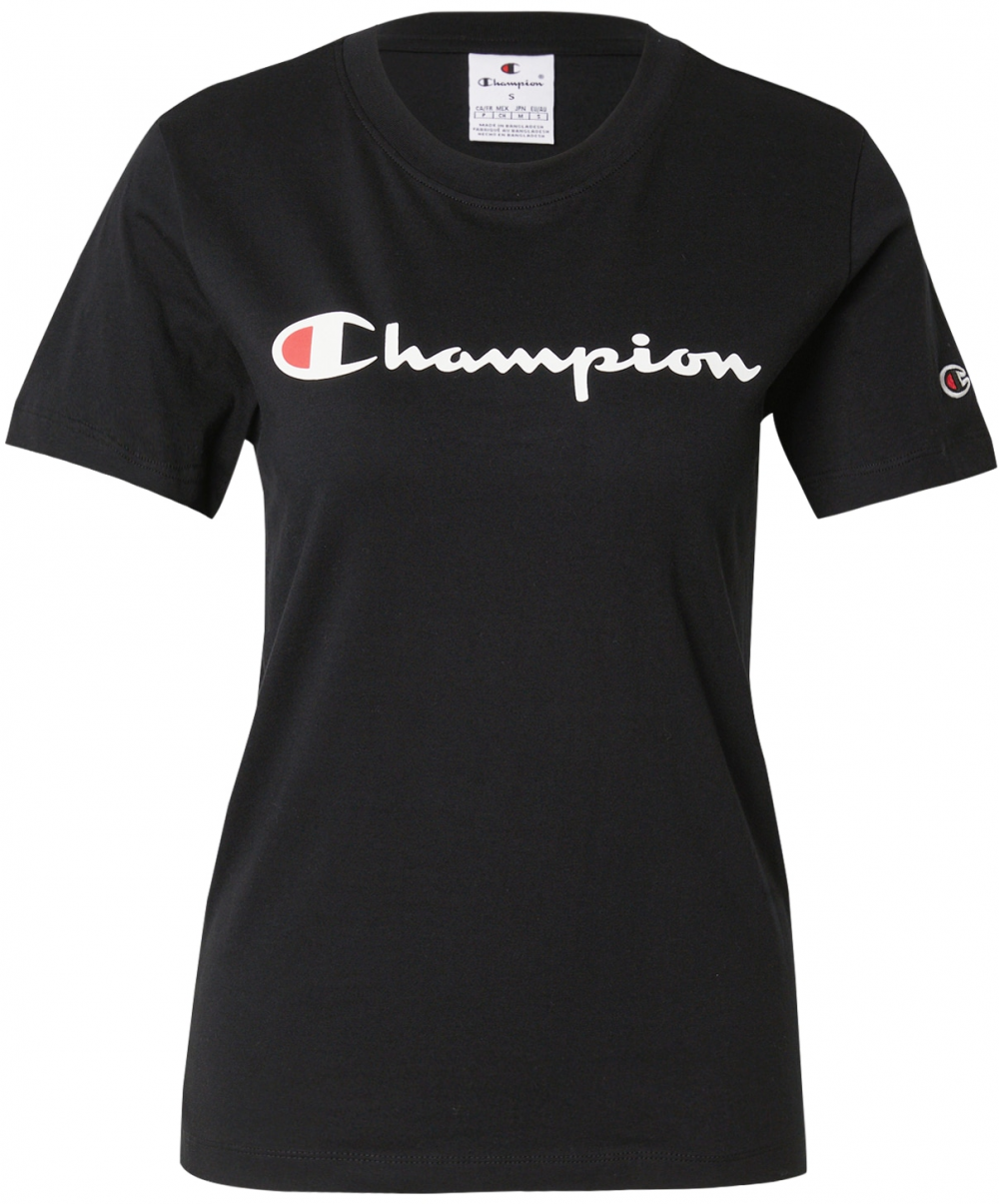 Champion Authentic Athletic Apparel Tričko  červená / čierna / biela