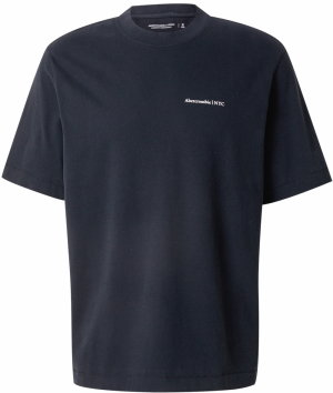 Abercrombie & Fitch Tričko  čierna / biela