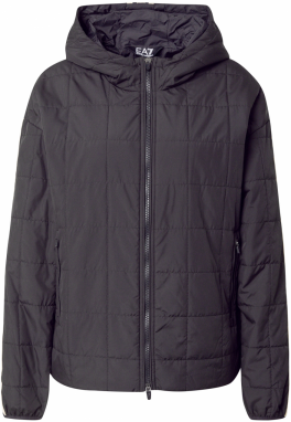 EA7 Emporio Armani Prechodná bunda 'NATURAL VENTUS7'  béžová / čierna
