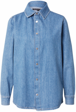 Sisley Blúzka  modrá denim