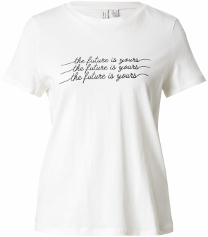 VERO MODA Tričko 'VMVIVA'  čierna / biela
