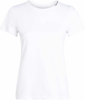 Calvin Klein Jeans Tričko 'ELASTIC T'  biela