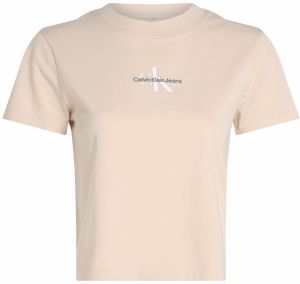 Calvin Klein Jeans Tričko  béžová
