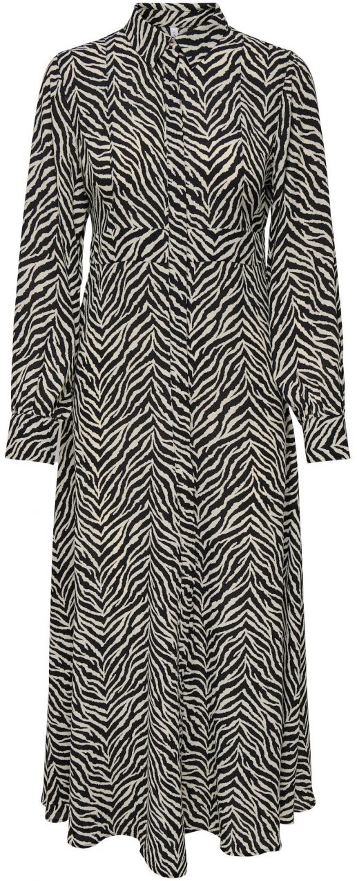 ONLY Košeľové šaty 'ONLHELEN'  čierna / biela