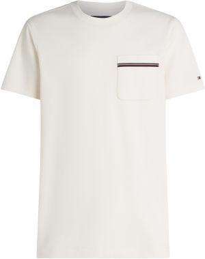 TOMMY HILFIGER Tričko  červená / čierna / biela