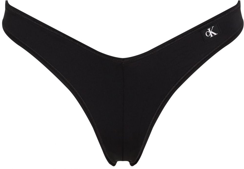 Calvin Klein Swimwear Bikinové nohavičky  čierna / biela