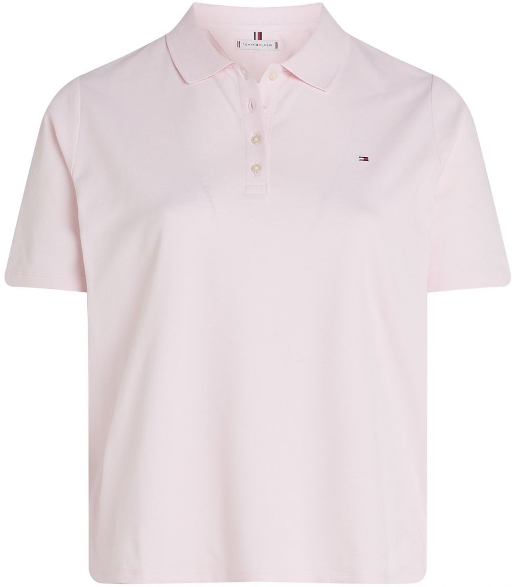 Tommy Hilfiger Curve Tričko '1985'  pastelovo ružová
