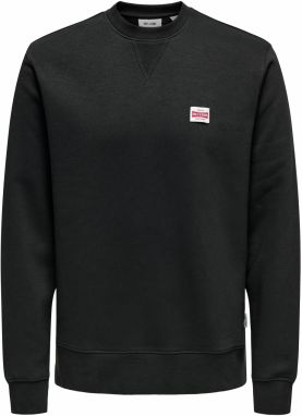 Only & Sons Mikina 'ONSDAWSON'  červená / čierna / biela