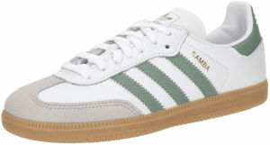 ADIDAS ORIGINALS Tenisky 'Samba'  svetlosivá / zelená / biela