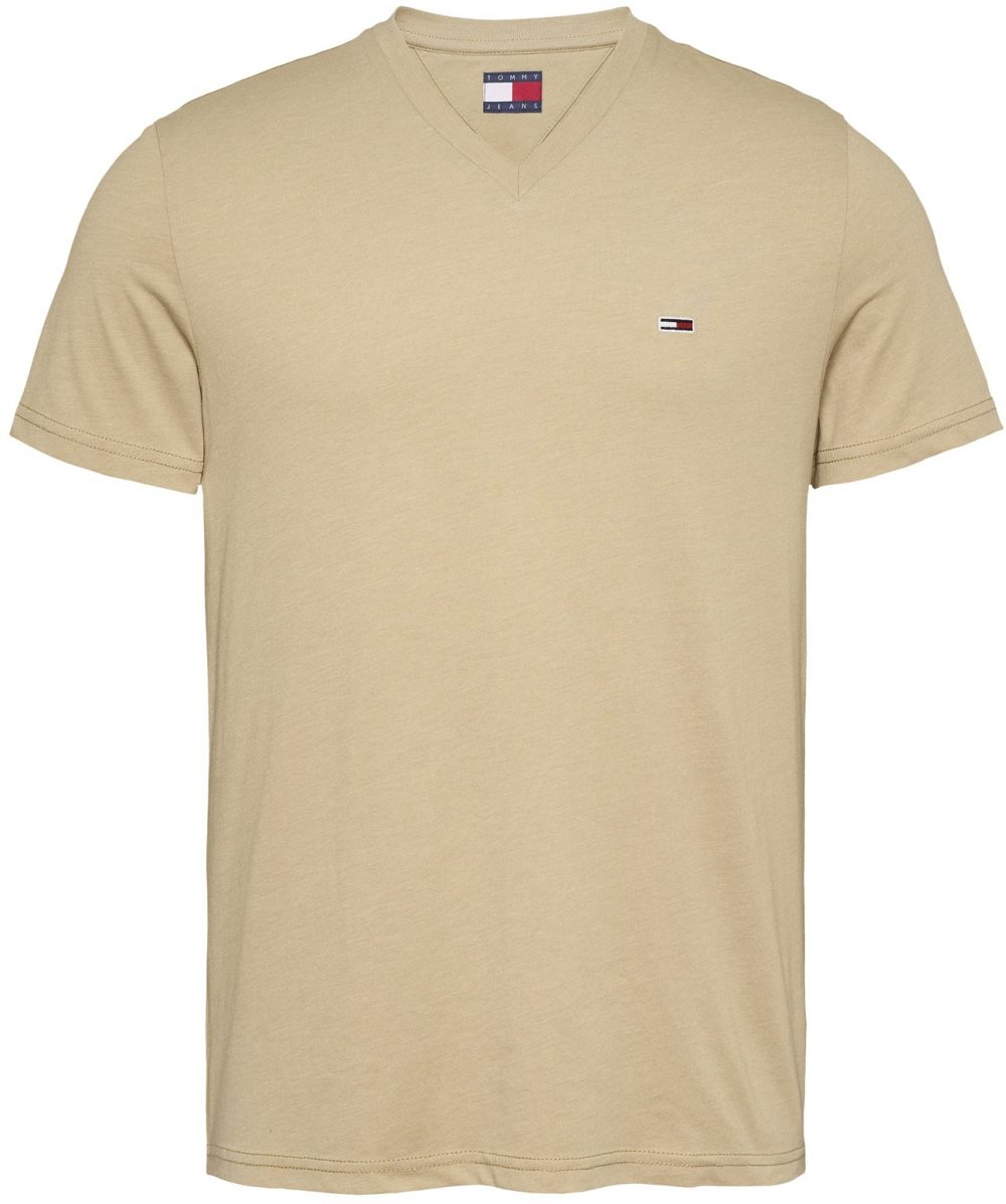 Tommy Jeans Tričko  béžová
