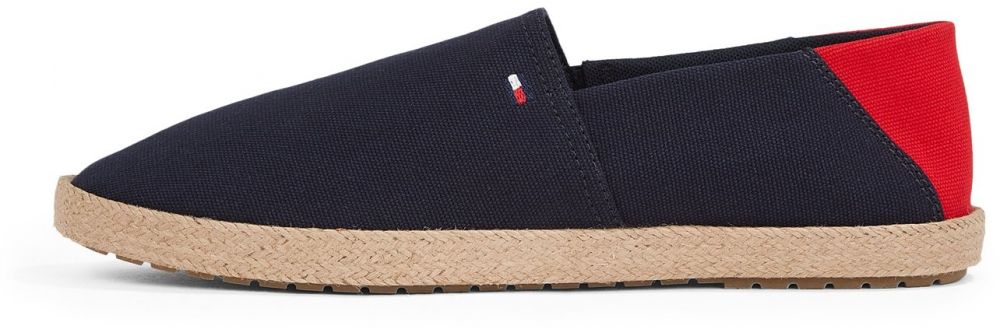 TOMMY HILFIGER Espadrilky  tmavomodrá / jasne červená
