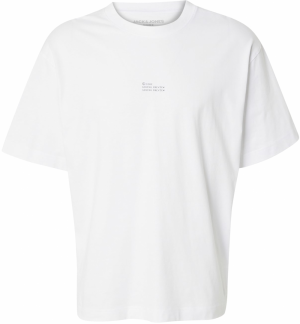 JACK & JONES Tričko 'JCOIDUN'  čierna / biela