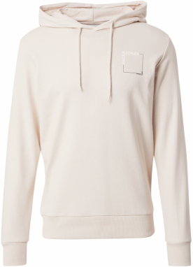 JACK & JONES Mikina 'JJVERNER'  nebielená / čierna / biela