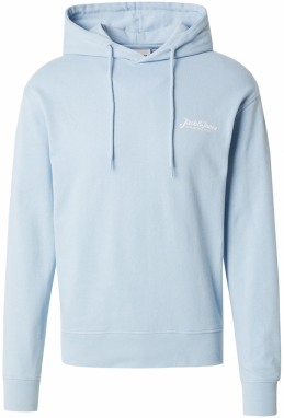 JACK & JONES Mikina 'JJBeau'  svetlomodrá / biela