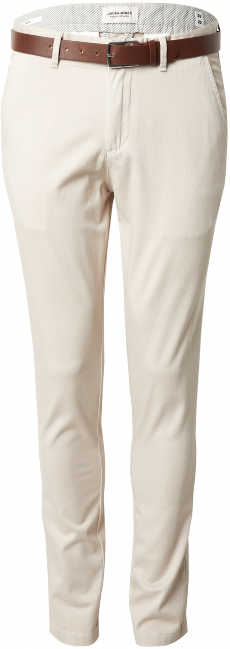 JACK & JONES Chino nohavice 'JPSTMARCO JJLEGACY'  krémová