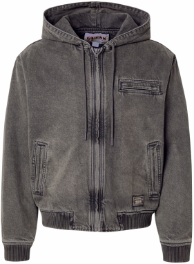 GUESS Originals Prechodná bunda  sivá