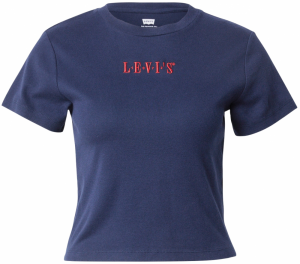 LEVI'S ® Tričko 'ESSENTIAL'  tmavomodrá / krvavo červená