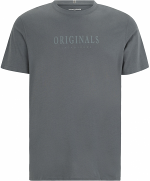 Jack & Jones Plus Tričko 'JORFrederiksberg'  sivá / kamenná