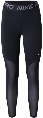 NIKE Športové nohavice  sivá / čierna