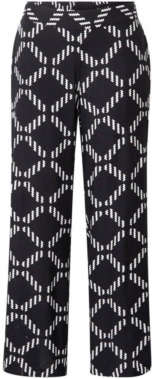 Vero Moda Curve Nohavice 'VMCBRINA'  čierna / biela