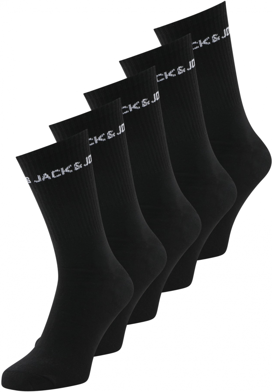 Jack & Jones Plus Ponožky  čierna / biela