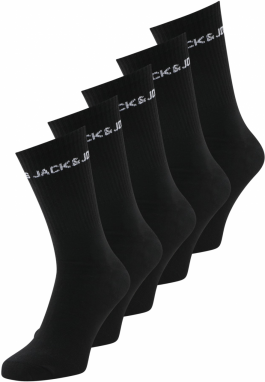 Jack & Jones Plus Ponožky  čierna / biela