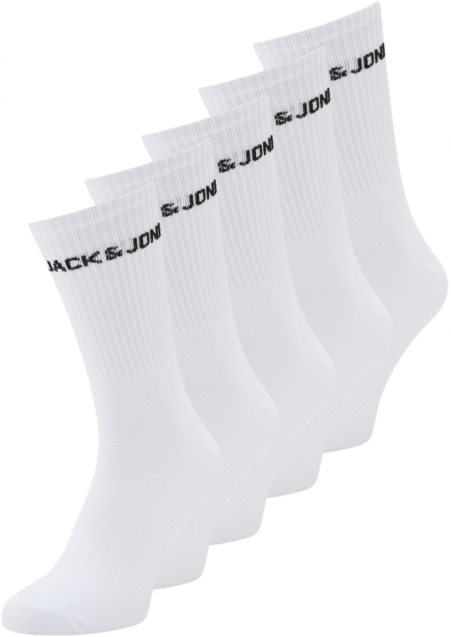 Jack & Jones Plus Ponožky  čierna / biela