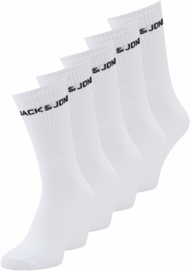 Jack & Jones Plus Ponožky  čierna / biela
