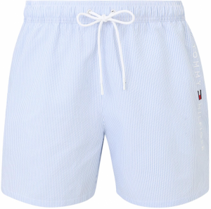 Tommy Hilfiger Underwear Plavecké šortky  svetlomodrá / šedobiela