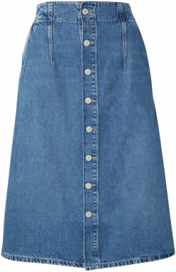 Polo Ralph Lauren Sukňa  modrá denim