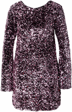 Gina Tricot Kokteilové šaty  tmavoružová